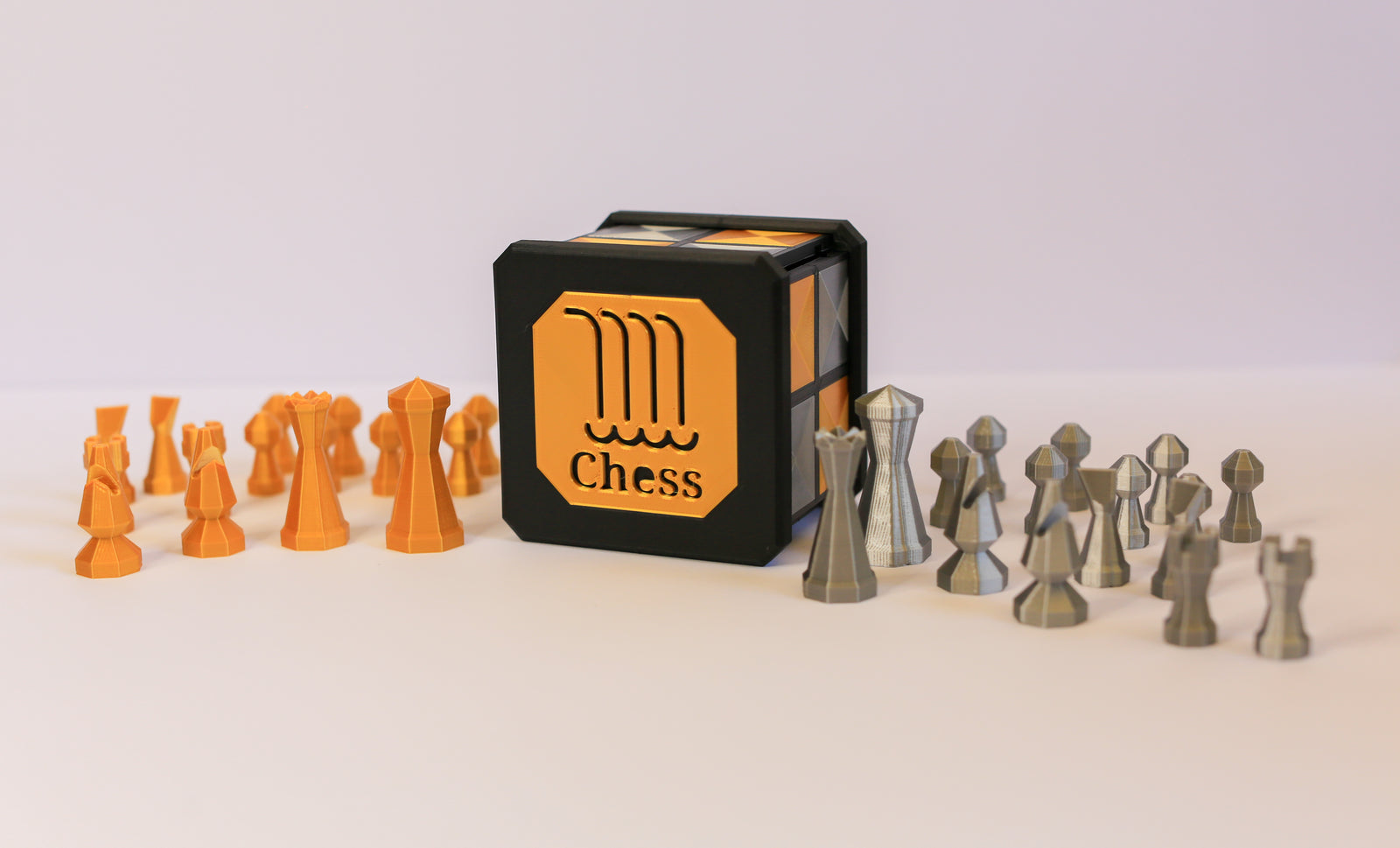 Waterfall Chess + Board Game Console Bundle